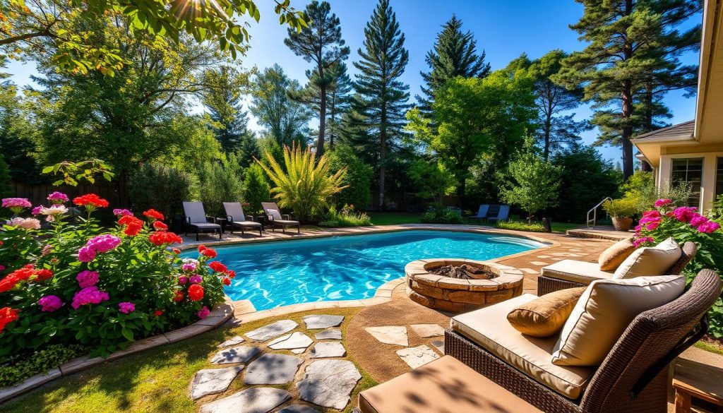 backyard oasis