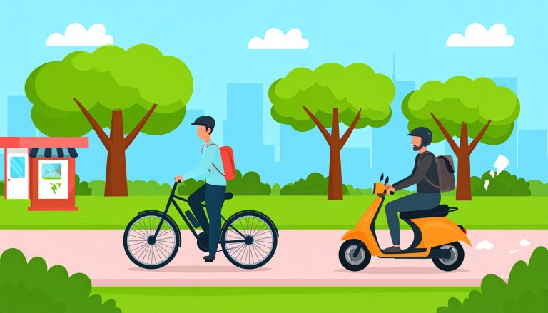 E-Bikes vs. Gas-Powered Scooters